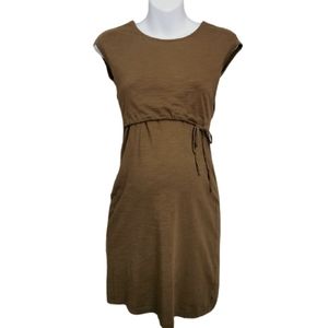 XS BOOB, MATERNITY / NURSING DRESS, ORGANIC COTTON VGUC